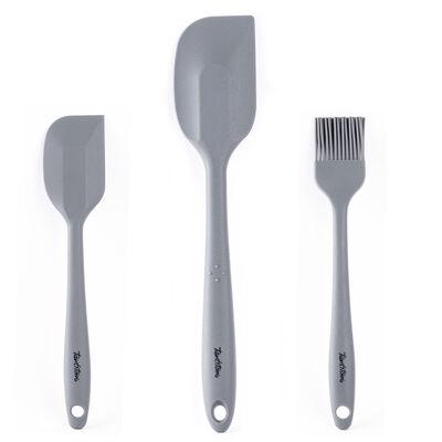 Silicone Spatula & Brush Set 3 pcs
