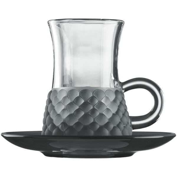 Honeycomb Harmony Tea Cup Set – 12 Pieces for 6 Persons