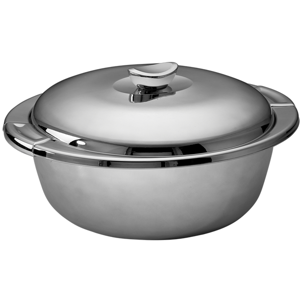 Silver Stainless Steel Food Warmer – 32×26.8×15.5 cm