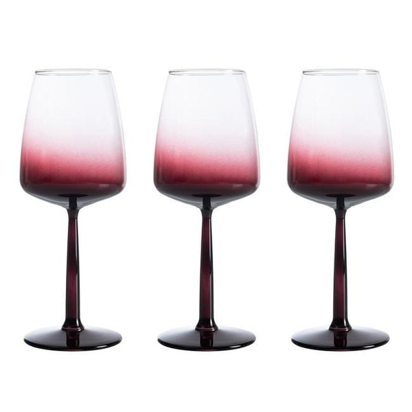 Elegant Goblet Glass Set – 6-Piece Crystal-Inspired Drinkware Collection