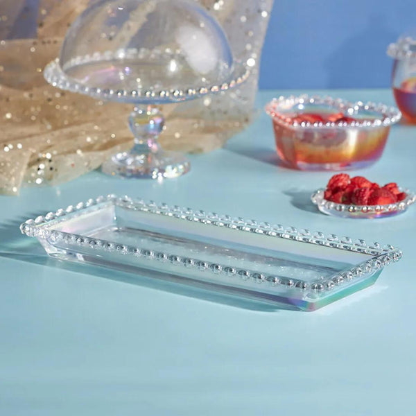 Rainbow Rectangle Serving Plate 30 cm