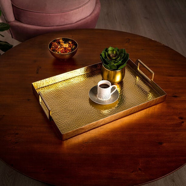 Rectangular Stainless Steel Serving Tray