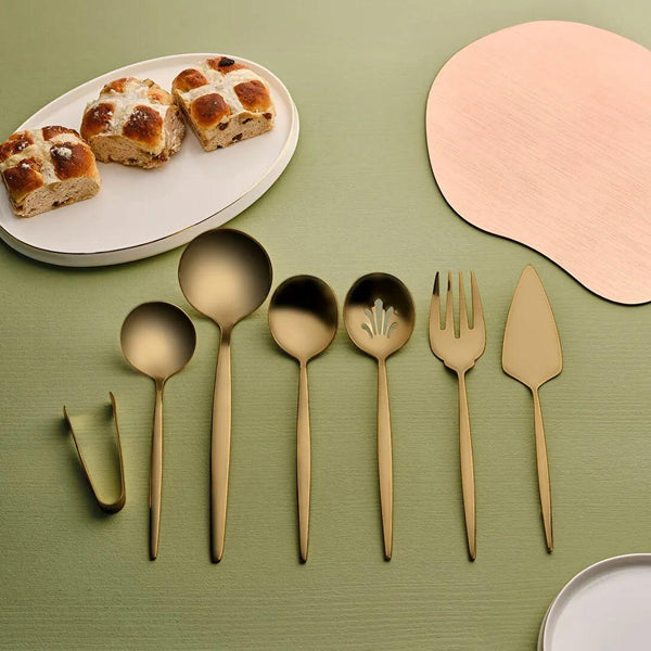 7-Piece Gold Serving Set